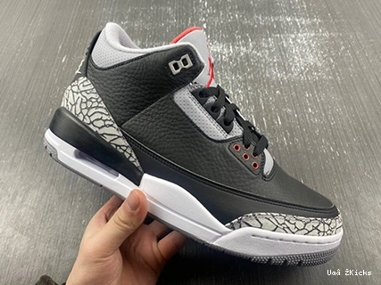  Black DailyWear 3 Cement Jordan Retro 854262-001 440 0729